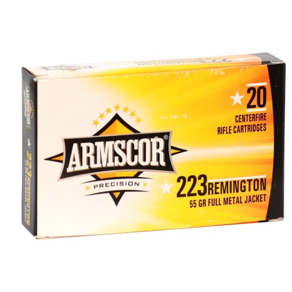 Armscor USA .223 Remington Ammunition 55 Grain FMJ